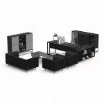 میز مدیریت مکعب مدل اسلیم M404